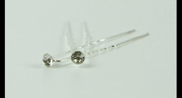 Haarpinnen glas punt mini