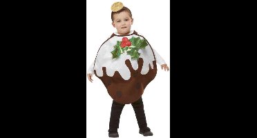 Smiffys - Glitter Christmas Pudding Toddler Kinder Kostuum - Multicolours