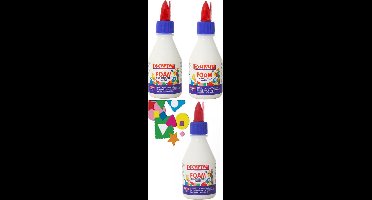 3x FoamLijm - Collall - Totaal 300ml - Voor het lijmen van foam.