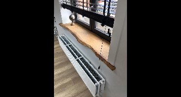 25 mm Eiken houten vensterbank BeGo 30 cm diep x 200 cm lang wandplank Colibri ptmd plank planken