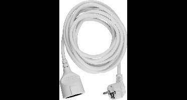 VT-3006-5 RALLONGE CORD(3G1.5MM2X5M)16A-blanc