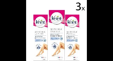 Veet Ontharingscreme - Gevoelige Huid - Minima - 100 ml x3