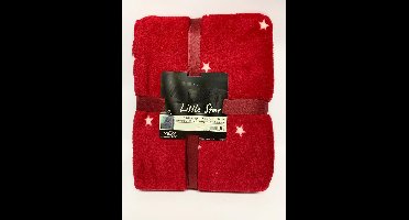 Unique Living Plaid Little Star - 150x200 - Red