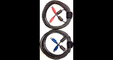 Logitech 993-001137 LOGI GROUP MINI-DIN CABLE (rood en blauw - 2 stuks)