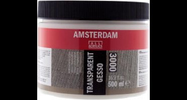 Amsterdam Transparant Gesso 3000 Pot 500 ml