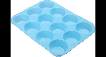 La Cucina bakvorm 12 stuks  - muffinbakvorm - muffinvorm - cupcake vorm - 12 stuks - silicone - anti-aanbaklaag - muffin - bak - vorm - taart- gebak - cake vormpjes - koekjes - dessert - toetjes - decoratie - cups -  herbruikbaar - gratis verzending