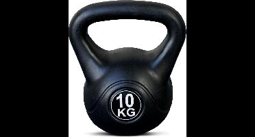 ForzaFit Kettlebell 10 kg voor binnen en buiten Zwart