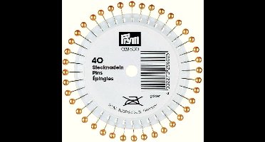 Parelkopspelden Staal Goud - 0.58 x 40 - 40 stuks