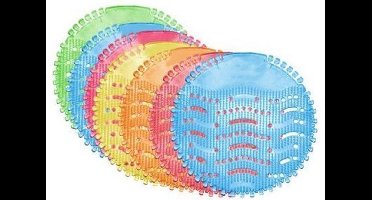 Urinoir matten - mix 12 stuks diverse geuren