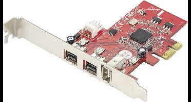 Renkforce 3 poorten FireWire 800-controllerkaart PCIe