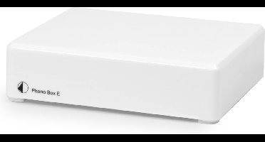 Pro-Ject Phono Box E Voorversterker MM - Compact Design - Nauwkeurige Geluidsweergave - Eenvoudige Plug & Play - Wit