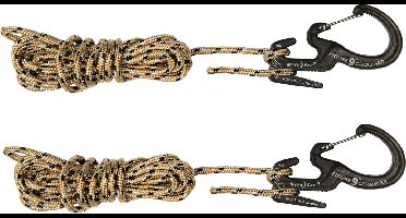 Nite Ize Figuur 9 Koord Opspanner small - 2 pack met koord