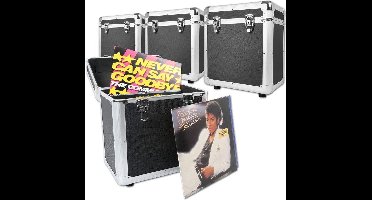 Platenkoffer - Power Dynamics set van 4 platenkoffers 12 voor 240 platen totaal - Zwart
