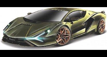 Lamborghini Sian FKP 37 2019 1:18 groen metallic/goud modelauto schaalmodel