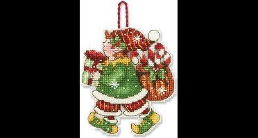 Borduur Kerst Hanger 01 (14ct, telpatroon)