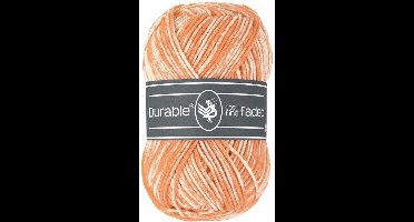 Durable Cosy fine faded Mandarin (2197) - acryl en katoen garen tie-dye - 5 bollen van 50 gram