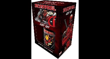 Marvel - Deadpool Geschenkset Mok, Onderzetter en Sleutelhanger