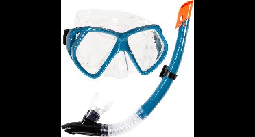 Atlantis Andros Combo - Snorkelset - Duikbril - Snorkel - Volwassenen - Petrol Blauw