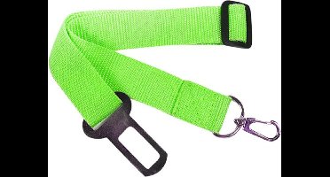 Honden auto riem - Groen - Auto gordel voor dieren - Hondenriem - Autogordel - Veiligheidsgordel voor honden en katten