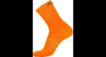Santini Fietssokken winter Fluo Oranje Unisex - Wool High Profile Wool Socks Orange Fluo - XS/S