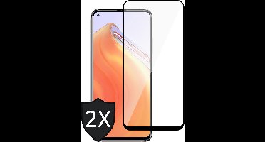 Screenprotector geschikt voor Xiaomi Mi 10T - 2x Glas Screen Protector Full Screen