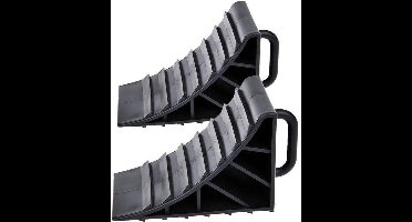 ProPlus Wielkeg met handvat - kunststof - 15 cm - zwart - 2 stuks