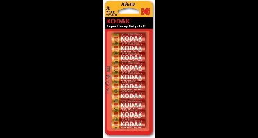 Kodak Extra Heavy Duty – AA – 10 stuks