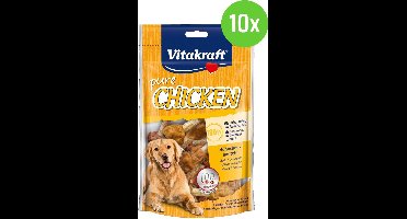 Vitakraft CHICKEN halter kippenvlees - hondensnack - 80 gram - 10 verpakkingen