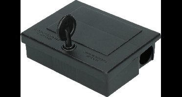 Knock Pest Rechthoek voerdoos muis inclusief sleutel