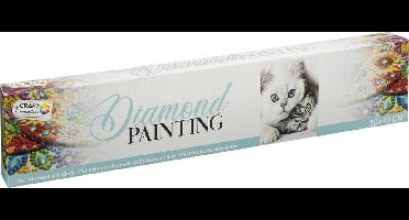Diamond painting | Thema Katten | Afmeting schilderij: 30 x 40 cm | Inclusief Diamond painting pen | Diamond painting volwassenen