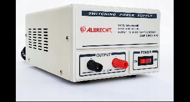 Albrecht SW102 Voeding 10-12 Amp  max. 13.8 Volt