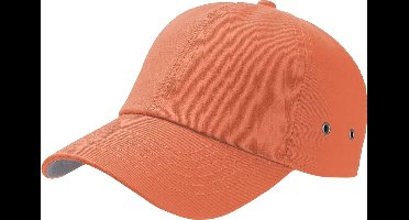 Atlantis Actie 6 Paneel Chino Baseball Cap (Pakket van 2) (Oranje)