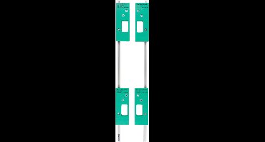 Intersteel Freesmal set t.b.v. 4 Intersteel bladscharnieren 76x76 mm