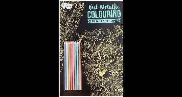 Metallic kleurboek met kleurpotloden - Kleuren - Metalic - Potloden - Kleurtjes - Kleurpotloden - Ontspannen - Dier