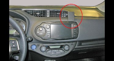 Brodit ProClip houder geschikt voor Toyota Yaris 2015-2020 Center mount, Right