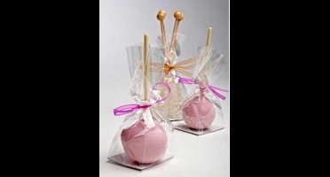 Blokbodemzakken Superhelder 10,2x10,2x17,8cm met papieren kaart (100 stuks) | Uitdeelzakjes