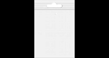 Gripzakken met Euroloch en Luchtgat 20,5x25,5cm50 Micron (100 stuks) | gripzak