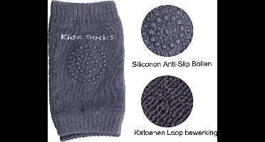 Hiden - Baby Kniebeschermers - Kruipen - Katoen - Kruipbeschermers - Kniebeschermers Kinderen - Donkerblauw