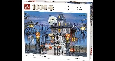 King Halloween puzzel 1000 stukjes - Spookhuis legpuzzel - Vanaf 8 jaar
