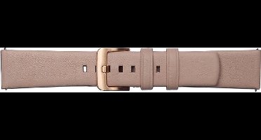 Samsung Leren bandje - Samsung Galaxy Watch (42mm) - beige