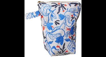 Chic.mic - Toilettas - Bio katoen - Black fern - 22.5 x 10 x 26.5 cm.