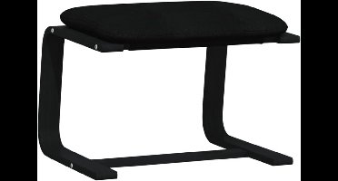 RVV® Voetenbankje of poef - Voetenbankje - Poef - Hockers en poefen - Zwart - 41cm x 51cm x 40 cm