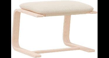 RVV® Voetenbankje of poef - Voetenbankje - Poef - Hockers en poefen - Room - ‎41cm x 51cm x 40 cm