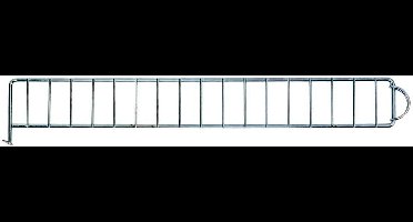 Mega-M – Plankseparator – 47 cm Breed x 6 cm Hoog – Verzinkt Draad – Productorganisatie – Veiligheid op Planken