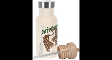 Konges sløjd rvs thermosfles - cattitude - 350 ml