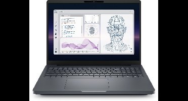 DELL Pro Max 16 Plus MB16250 Intel Core Ultra 9 285HX Mobiel werkstation 40,6 cm (16") Full HD+ 64 GB DDR5-SDRAM 1 TB SSD NVIDIA RTX PRO 3000 Blackwell Wi-Fi 7 (802.11be) Windows 11 Pro Engels Zwart