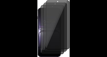 Privacy Screenprotector geschikt voor OnePlus Nord 5 - 3x Volledig Dekkend Glas Screen Protector