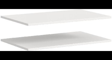 Karin 2 losse planken 77x48cm wit.