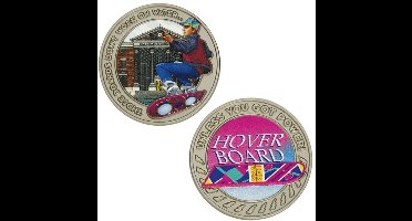 FaNaTtik Back To The Future Collectable Coin Hoverboard Limited Edition Coins