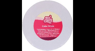 FunCakes Cake Drum Rond - Wit - Ø38 cm / 12 mm - Taartonderlegger - Taartkarton